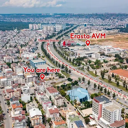 Konyaaltı Sahiline Araç Ile 5 Dk Merkezi Konum '14' Apartamento *