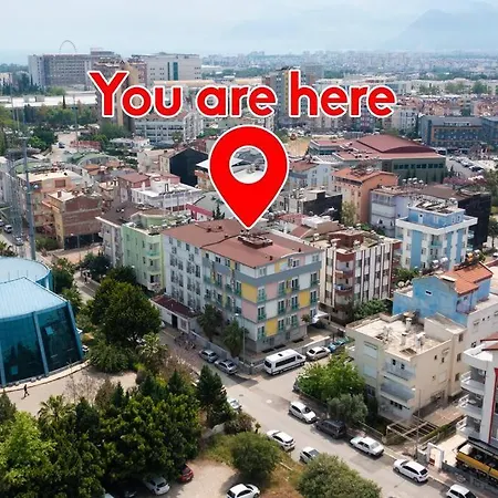 Konyaalti Sahiline Arac Ile 5 Dk Merkezi Konum '14' Apartment